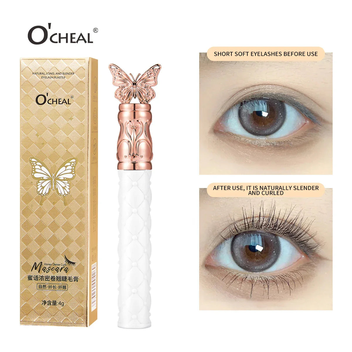 O‘cheal Mascara Black Lash Eyelash Brush 3D Silk Thick Curling Lengthening Eyes Lashes Beauty Makeup Cosmetics Extension Mascara - Image 43