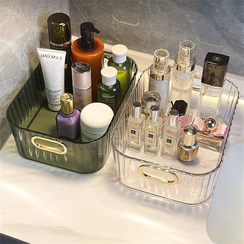 Rectangular Desktop Cosmetic Storage Drawer Stackable Storage Box Acrylic Rack Sundries Snack Makeup Storage Basket Organizer - Image 11