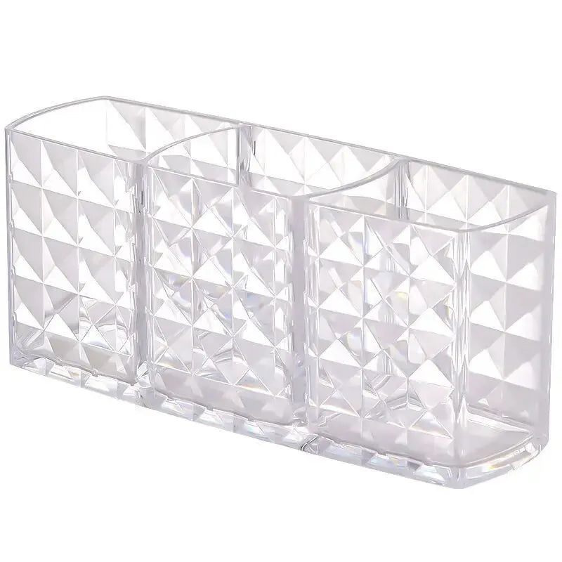 1Pcs/2Pcs Diamond Patterned Mirror Cabinet Storage Box, Bathroom, Bathroom, Cosmetics, Lipstick Storage Rack - Image 6