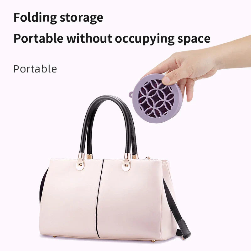 Multifunction Silicone Folding Makeup Brush Cleaning Cup Cleaning and drying 2-in-1 storage cup Beauty Cosmetic Brush Scrub Cup - Image 6