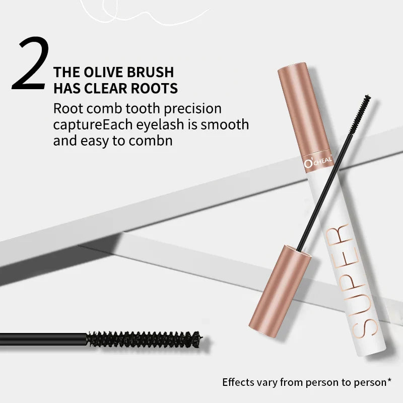 O‘cheal Mascara Black Lash Eyelash Brush 3D Silk Thick Curling Lengthening Eyes Lashes Beauty Makeup Cosmetics Extension Mascara - Image 4