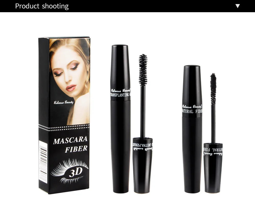 3D Lash Volumizing Mascara 2-Piece Set, Lengthening & Curling Effect, Waterproof Smudge-Proof for Dramatic Long Lashes, Black - Image 11