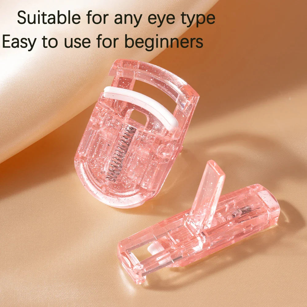 2pcs Professional Mini Eyelash Curler Portable Eye Lashes Curling Clips Cosmetic Make Up Beauty Accessories Eyelash Tools - Image 2