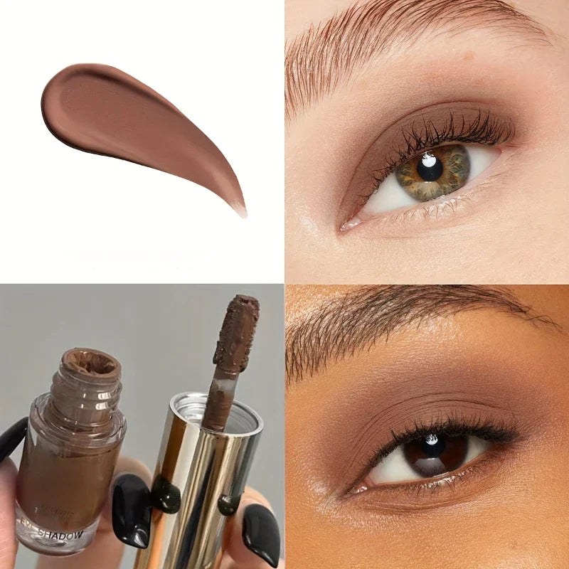 Liquid Eyeshadow Stick - Matte & Glitter for Contour & Eye Makeup,Blendable Creamy Texture,Long-Lasting Wear,Natural Eye Makeup - Image 4