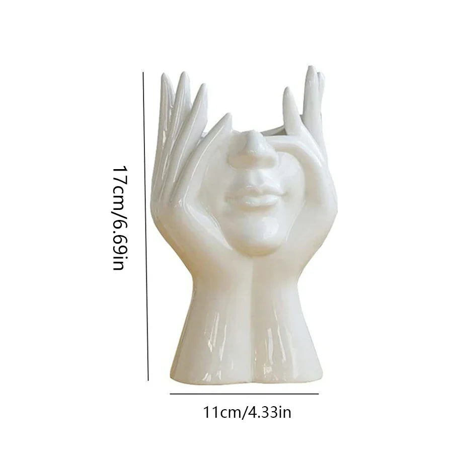 1PC Vinyl Figure Storage Holders Creative Human Body Art Styling Office Organizers Multifunctional Makeup Brush Holder - Image 15