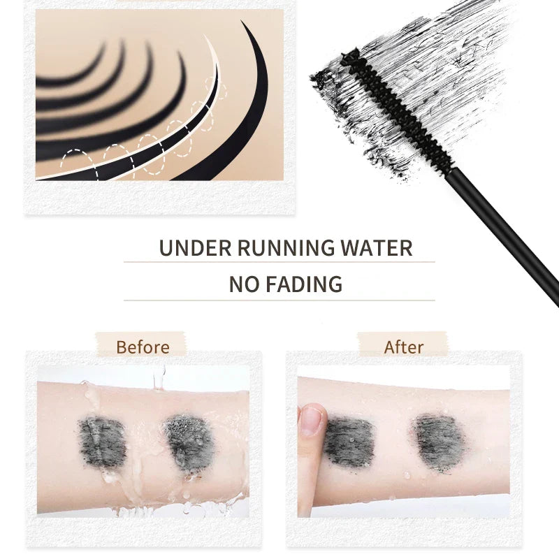 O‘cheal Mascara Black Lash Eyelash Brush 3D Silk Thick Curling Lengthening Eyes Lashes Beauty Makeup Cosmetics Extension Mascara - Image 5