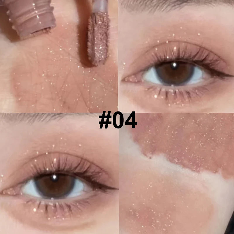 Liquid Eyeshadow Stick - Matte & Glitter for Contour & Eye Makeup,Blendable Creamy Texture,Long-Lasting Wear,Natural Eye Makeup - Image 15